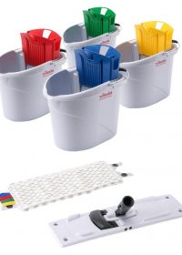 UltraSpeed Mini Mopping Kit inc Bucket, Wringer, Frame & Mop Head - NO HANDLE