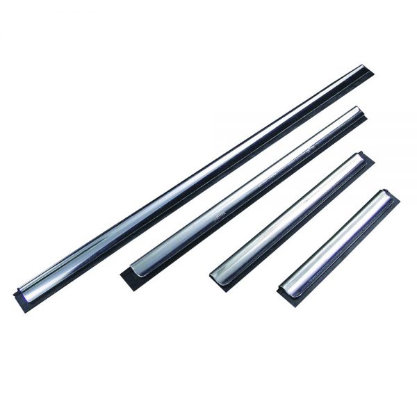 Unger Stainless Steel Window Squeege Channel with Soft Rubber