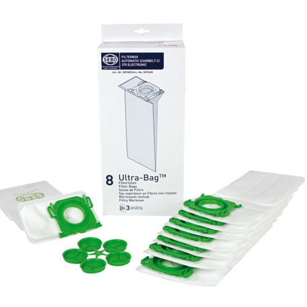 Sebo 1000GY dust bags Pk of 10 in cardboard Box