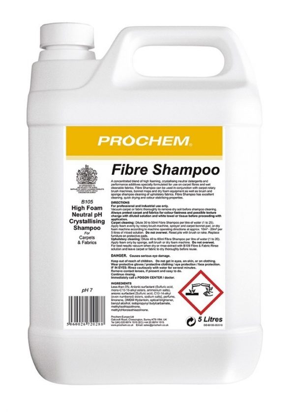 5L FIBRE SHAMPOO PROCHEM DRY FOAM