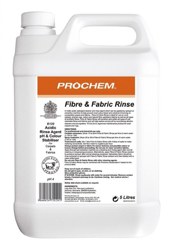 5L FABRIC FIBRE RINSE PROCHEM