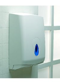 White Plastic Hand Towel Dispenser