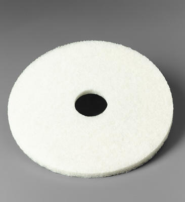 Box of 5 White Dry Polishing Floor Pads