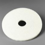 Box of 5 x 16 Inch White Dry Polishing Floor Pads-1462