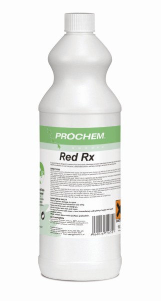 RED RX WINE JUICE STAIN REMOVER CARPET FABRIC CLEANING PROCHEM