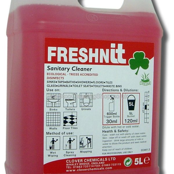 5L FreshnIt Washroom Cleaner De-odouriser & Sanitiser