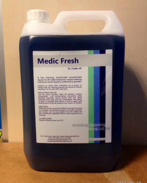 5L Medic Fresh Carpet Detergent 1:100