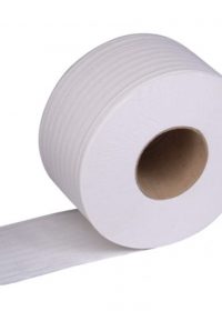 Mini Jumbo Recycled Paper Soft Toilet Rolls 12 x 200m 2 Ply