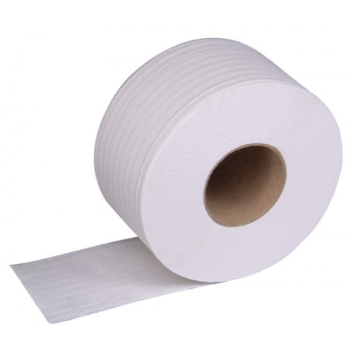 Mini Jumbo Recycled Paper Soft Toilet Rolls 12 x 200m 2 Ply