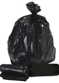 200 Black Refuse Sacks 18"x29"x39"