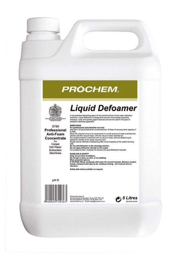 5L PROCHEM DE-FOAMER S760