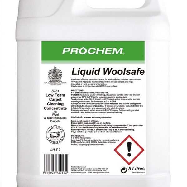 5L Prochem Liquid Woolsafe