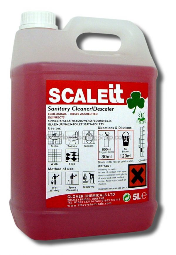 5L Scale It Washroom Descaler Cleaner - COST IN USE 5p PER TRIGGER