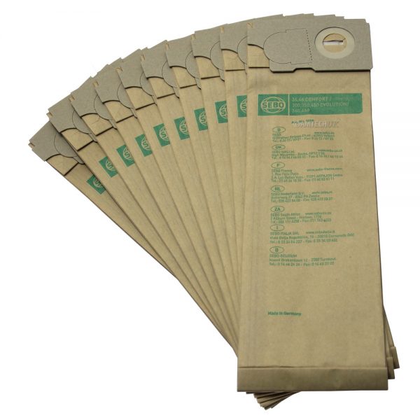 Pk of 10 Bags for Sebo BS360 / BS460 S14