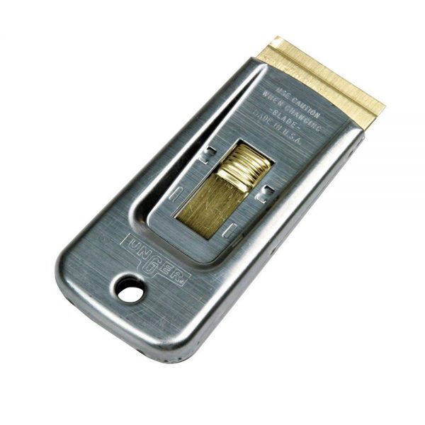 Unger Scraper Safe Retracting Steel/Brass