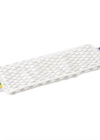 UltraSpeed Mini Microlite Microfibre Mop Head White with Popper Buttons & Coloured Tags