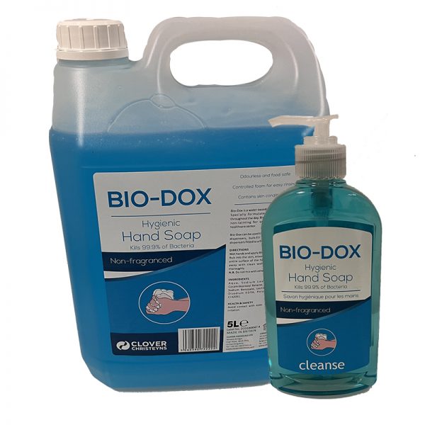 5L & 300ml Biodox Bactericidal Hand Soap