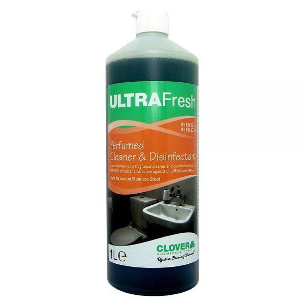 ULTRAFRESH TOILET CLEANER 1 LITRE CLOVER CHEMICALS CLEANING