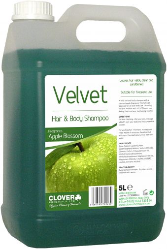 5L Velvet Hair & Body Shampoo