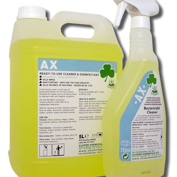 Clover AX Bactericidal Cleaner (Alco-Cleanse)