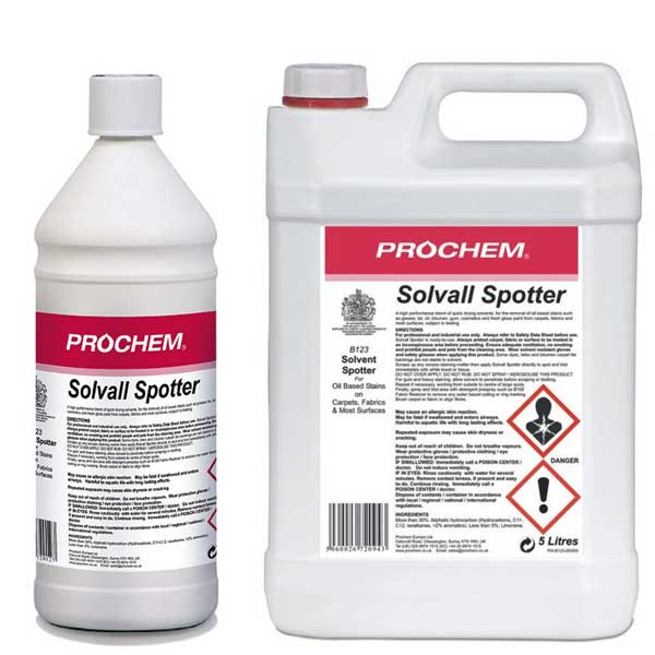 Prochem Solvall Spotter Cleaner Chemical - Removes Grease etc.