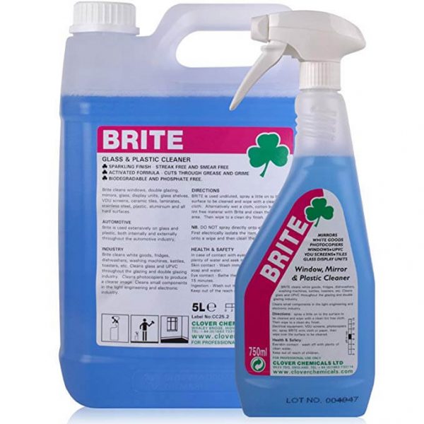 Clover Brite Window, Mirror & Glass Cleaner Chemical