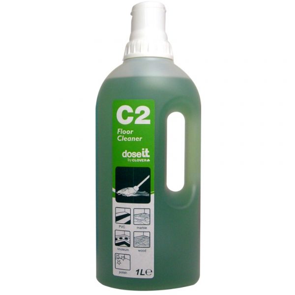 1L C2 Dose IT Super concentrated Green Floor Cleaner - 2 Doses per 5L