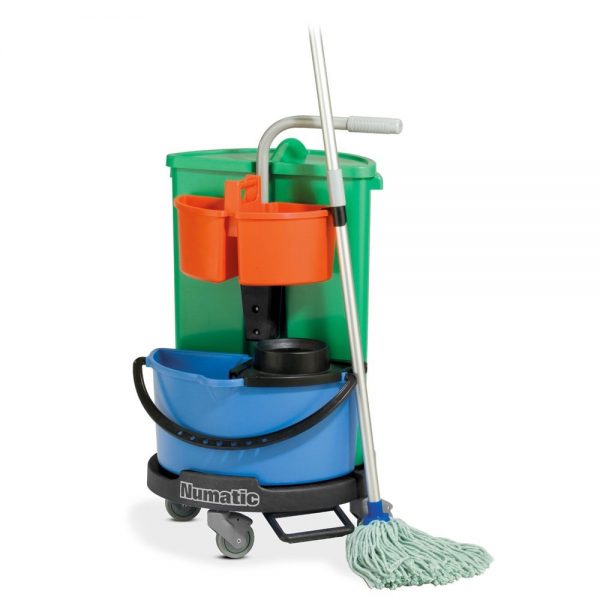 NC1G Numatic Carousel Trolley 70L Bin & Mop Bucket & Caddy