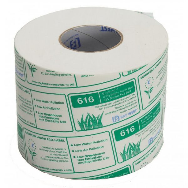 Bay West 36 Rolls Toilet Rolls Ecosoft 2 Ply