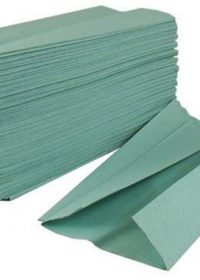 5000 Green Interfold Towels 25 x 21cm