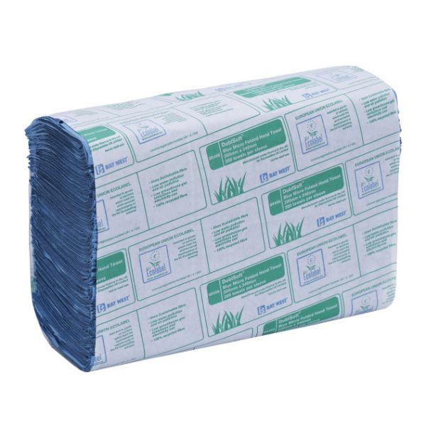 3000 Blue Hand Towels Bay West