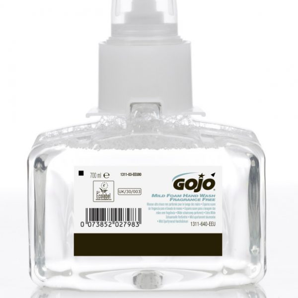 LTX-7 GOJO Mild Foam Hand Soap Fragrance Free 3 x 700ml