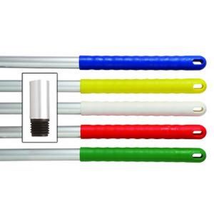 Aluminium Threaded Mop Hande with Coloured Grip