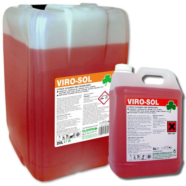 Clover Viro-Sol Citrus Based Cleaner De-Greaser