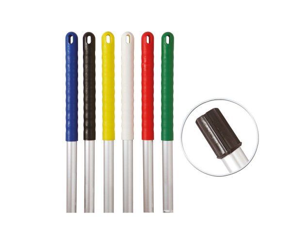 Exel Aluminium Mop Handle with Colour Coded Grip