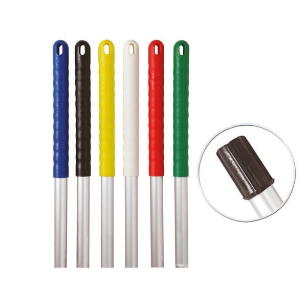 Exel® Aluminium Mop Handle with Colour-Coded Grip