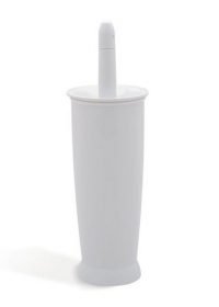Toilet Brush Set with Domed Head Enclosed with Round Brush