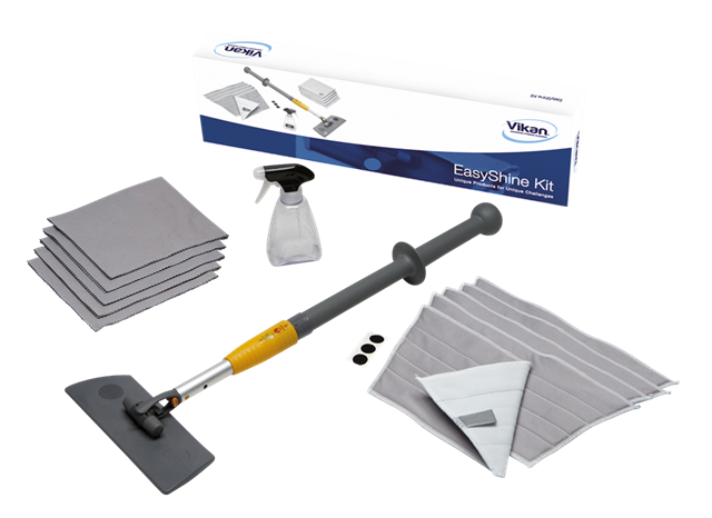 VIKAN EASY SHINE CLEANING KIT WINDOW