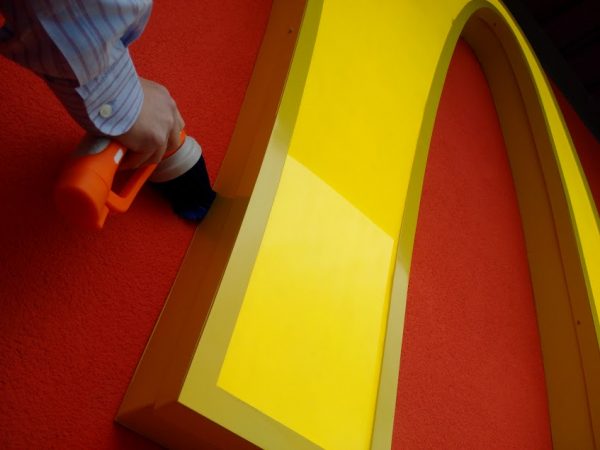 IVO POWER BRUSH SCRUBBER CLEANING SIGN CLEANER