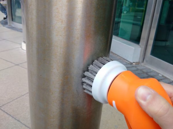 IVO POWER BRUSH SCRUBBER STAINLESS STEEL CLEANING CLEANER RUST REMOVAL