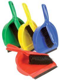 Plastic Dustpan & Brush Set