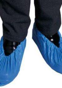 100 Blue PVC Overshoes