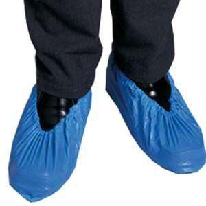 100 Blue PVC Overshoes