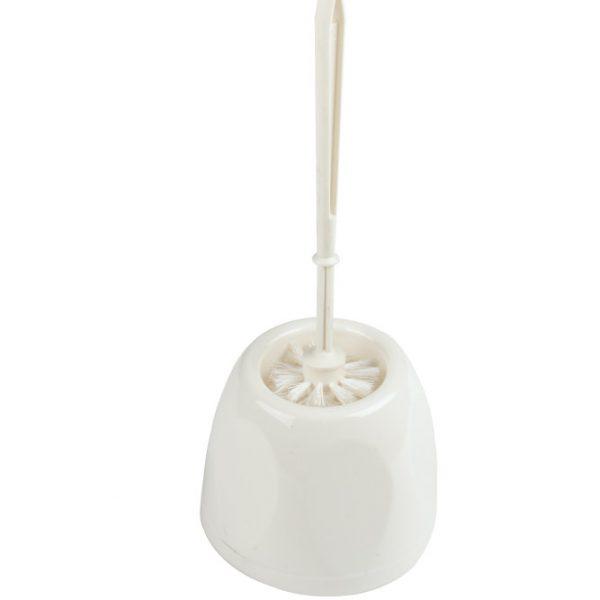 14" Domed Head Toilet Brush with Bowl