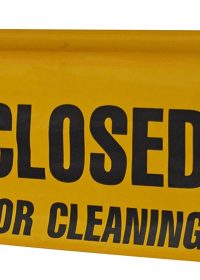 SYR Closed For Cleaning Sign