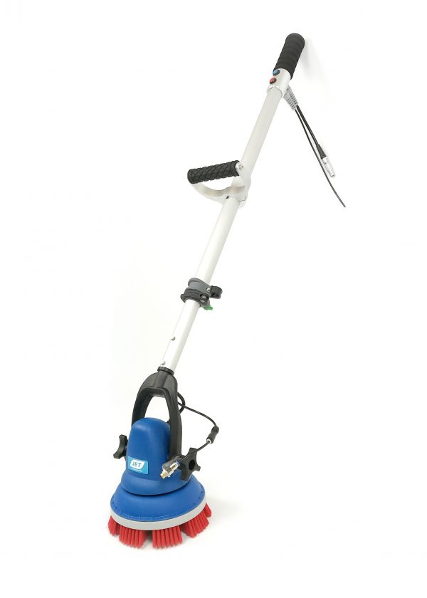 Motor Scrubber - Battery Driven Scrubber with Spray Jet
