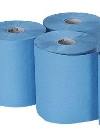 Bay West Roll Towel 1ply Blue 6 x 155m