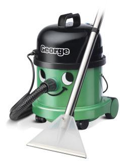 George with carpet tool