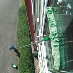 cleaning window