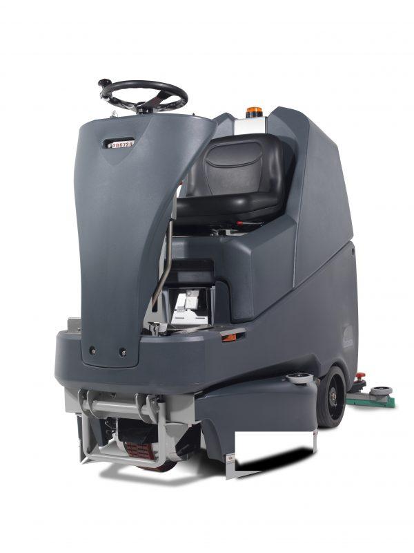 TRG.720/200T Ride-On Scrubber Dryer 72cm Scrub Width 120L Capacity 5.5Hr Run Time